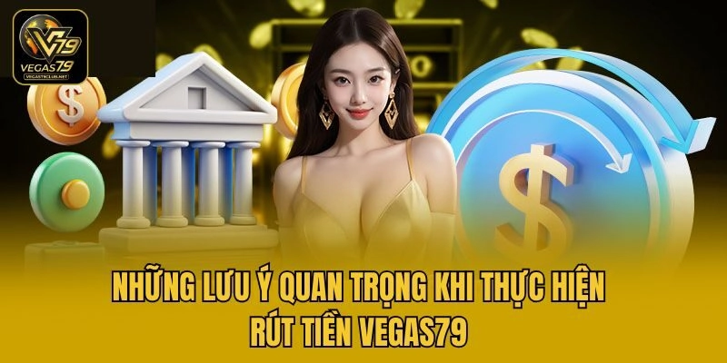 Những lưu ý quan trọng khi thực hiện rút tiền Vegas79