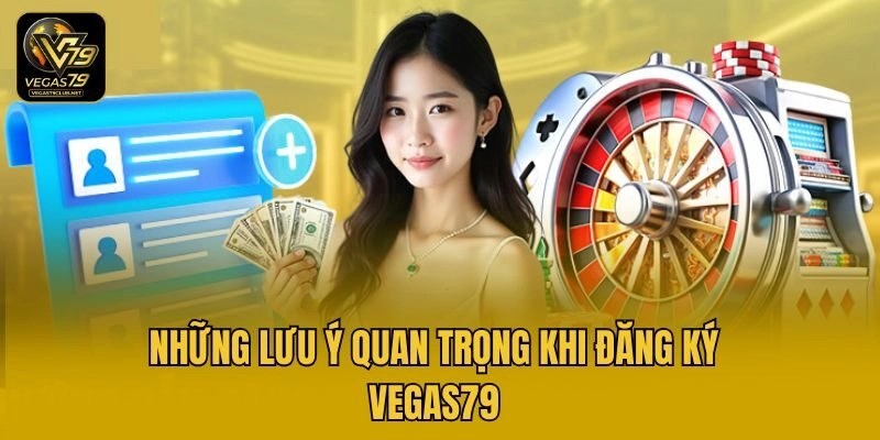 Những lưu ý quan trọng khi đăng ký Vegas79